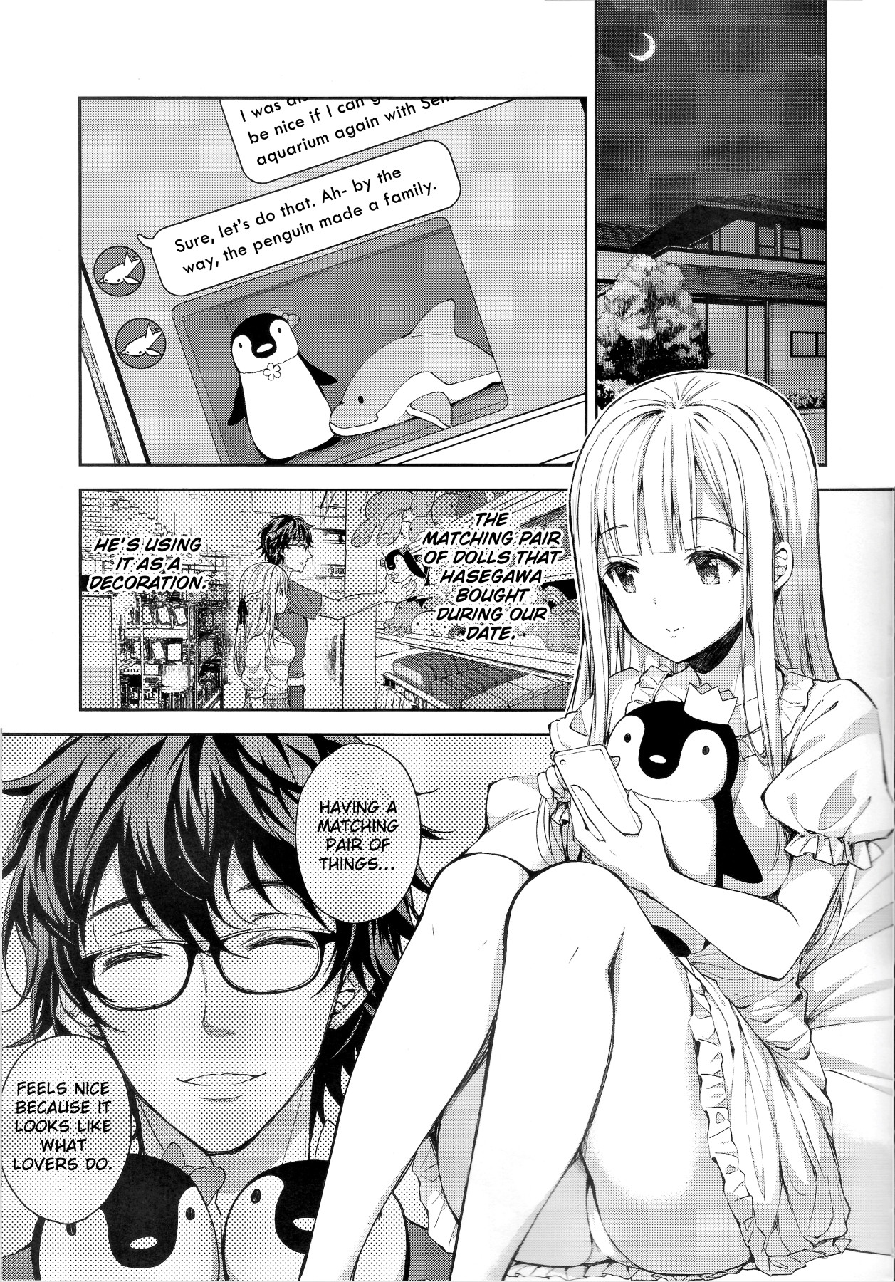 Hentai Manga Comic-Obscene Lady 4 ~Wet and Moaning Beside My Boyfriend~-Read-4